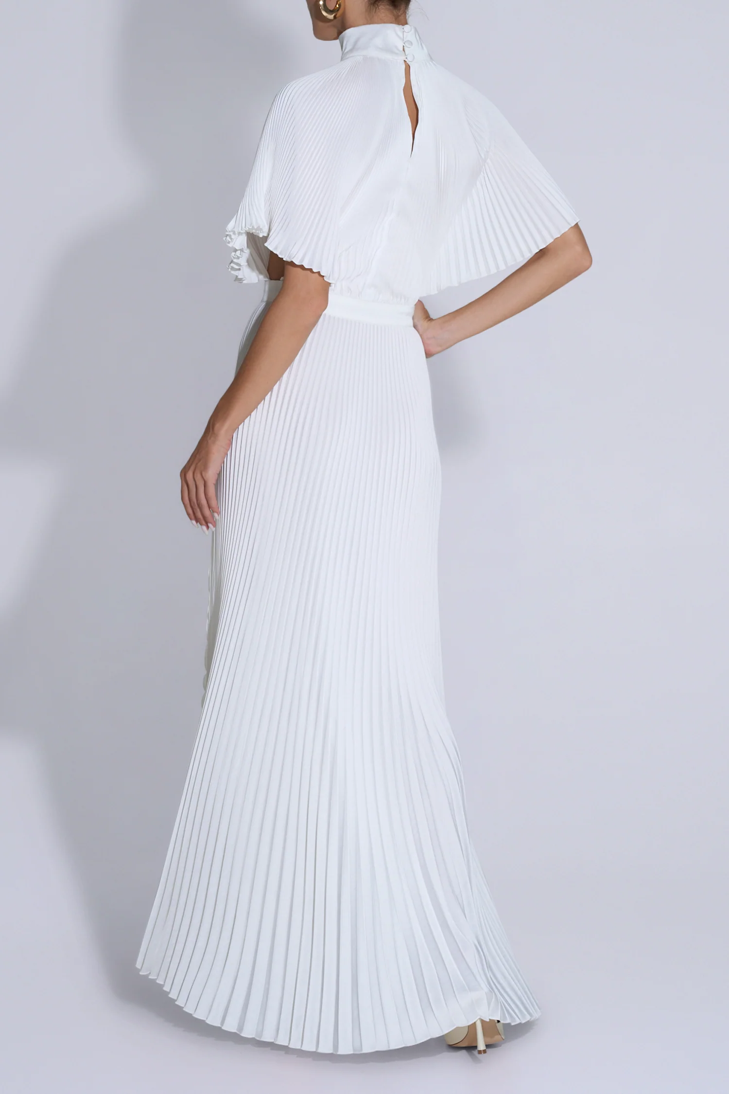 Anais Split Gown - Ivory - Image 4