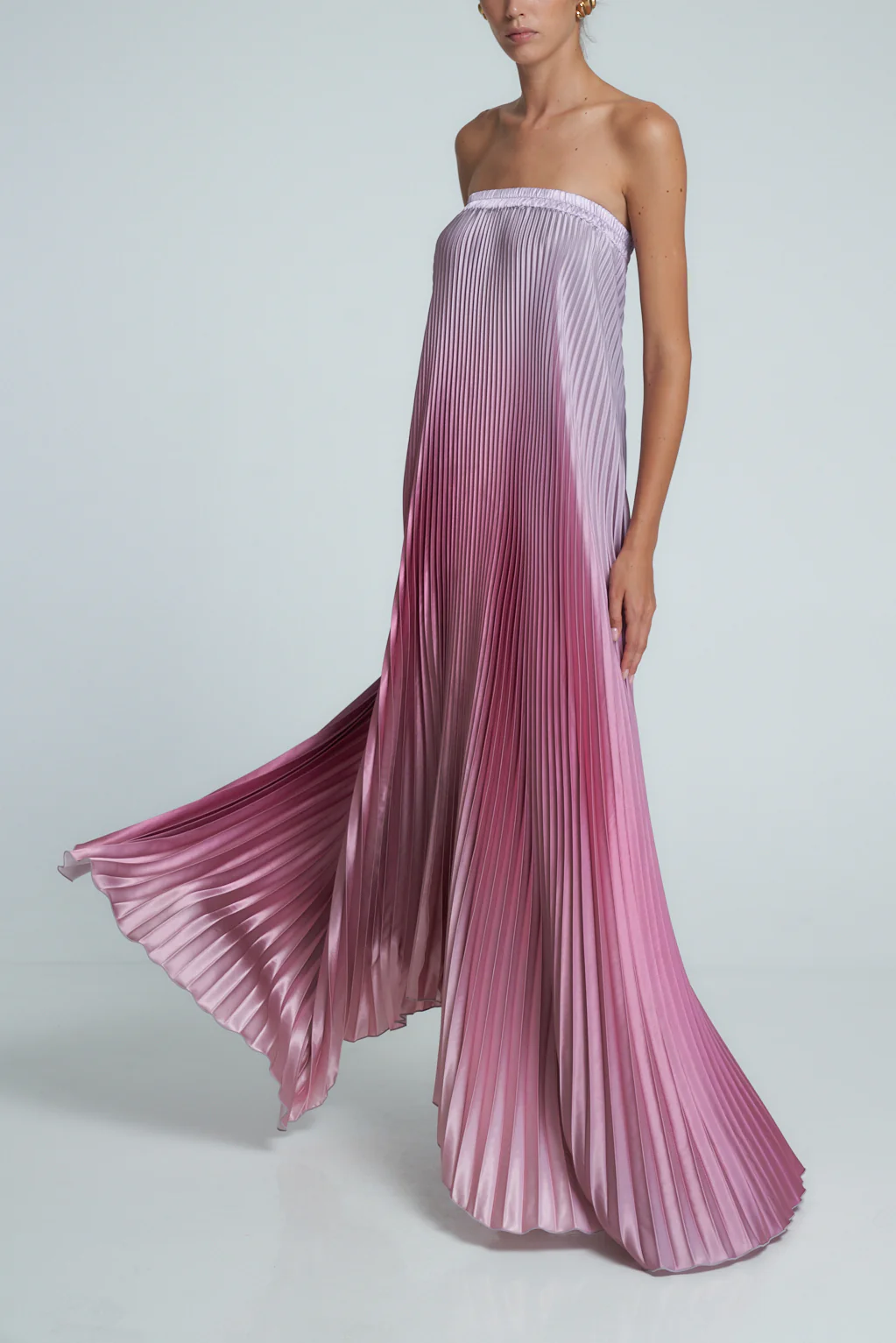 Bisous Strapless Gown - Mauve Ombre - Image 4