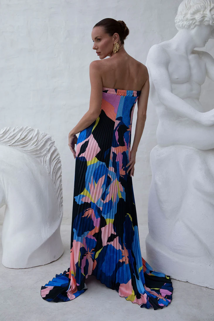 Bisous Strapless Gown - Noir Calypso - Image 4