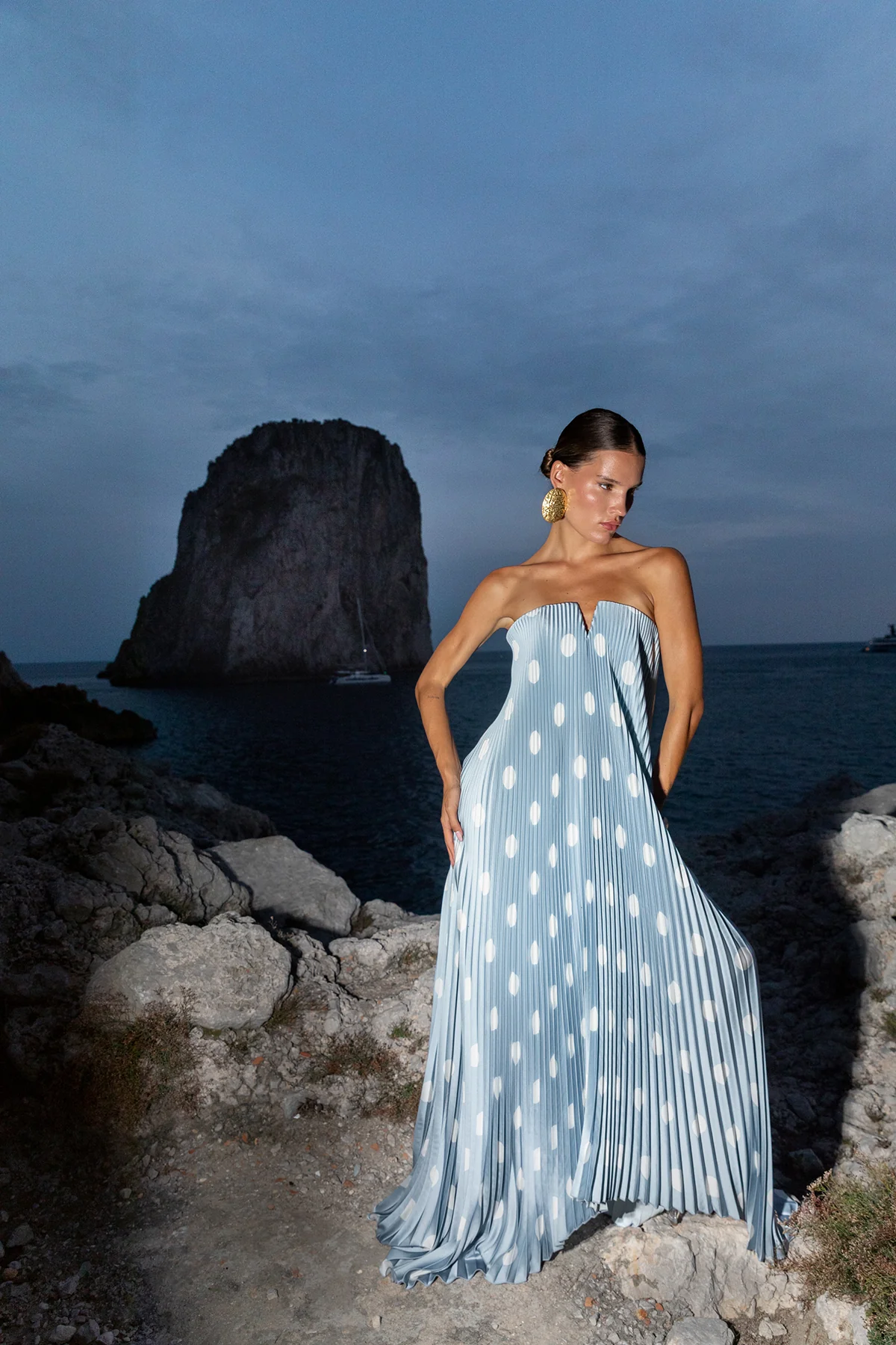 Black Tie Gown - Baltic Polka - Image 2