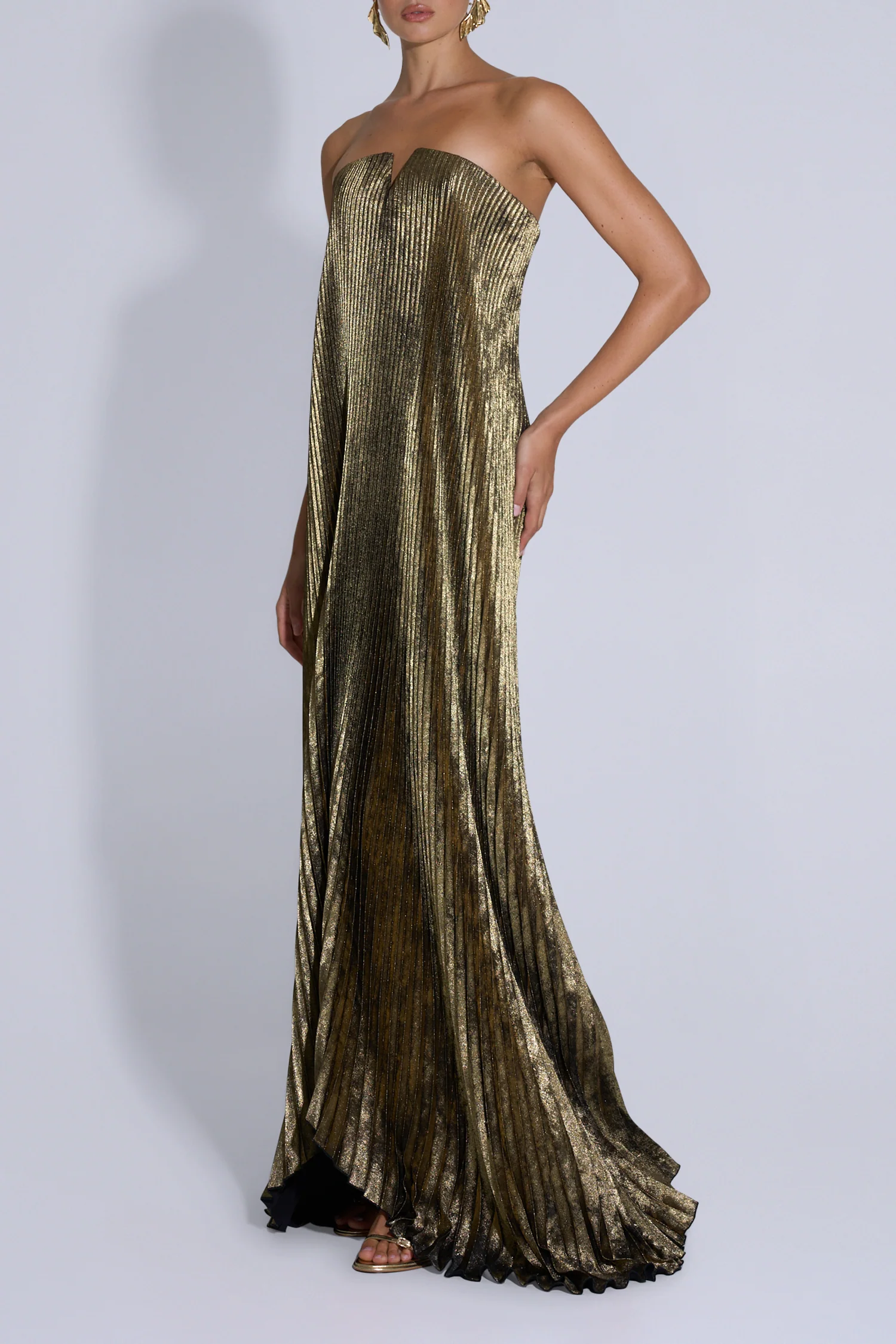 Black Tie Gown - Gold Foil - Image 2