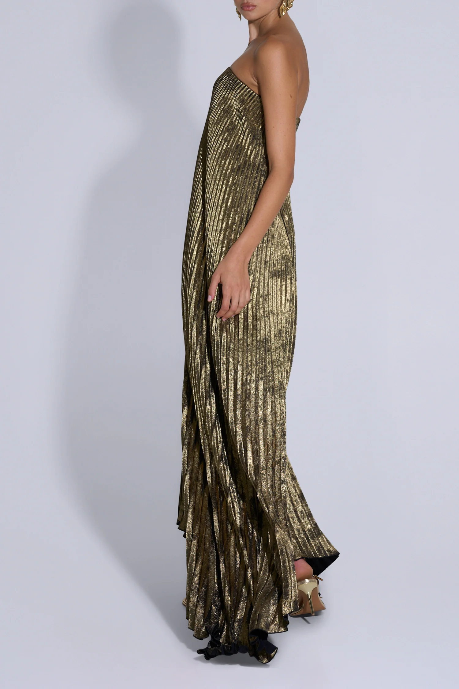 Black Tie Gown - Gold Foil - Image 4