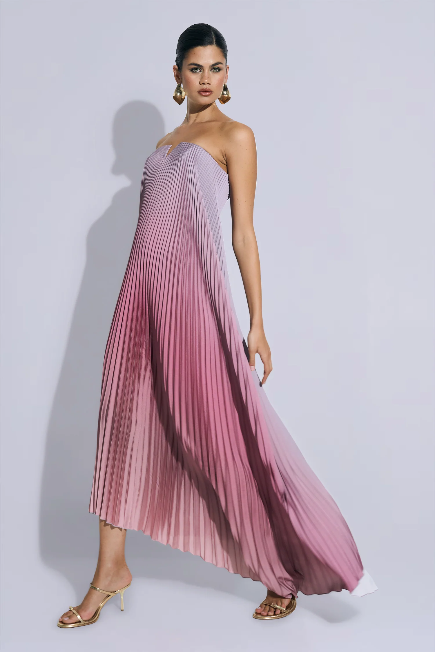 Black Tie Gown - Mauve Ombre - Image 2