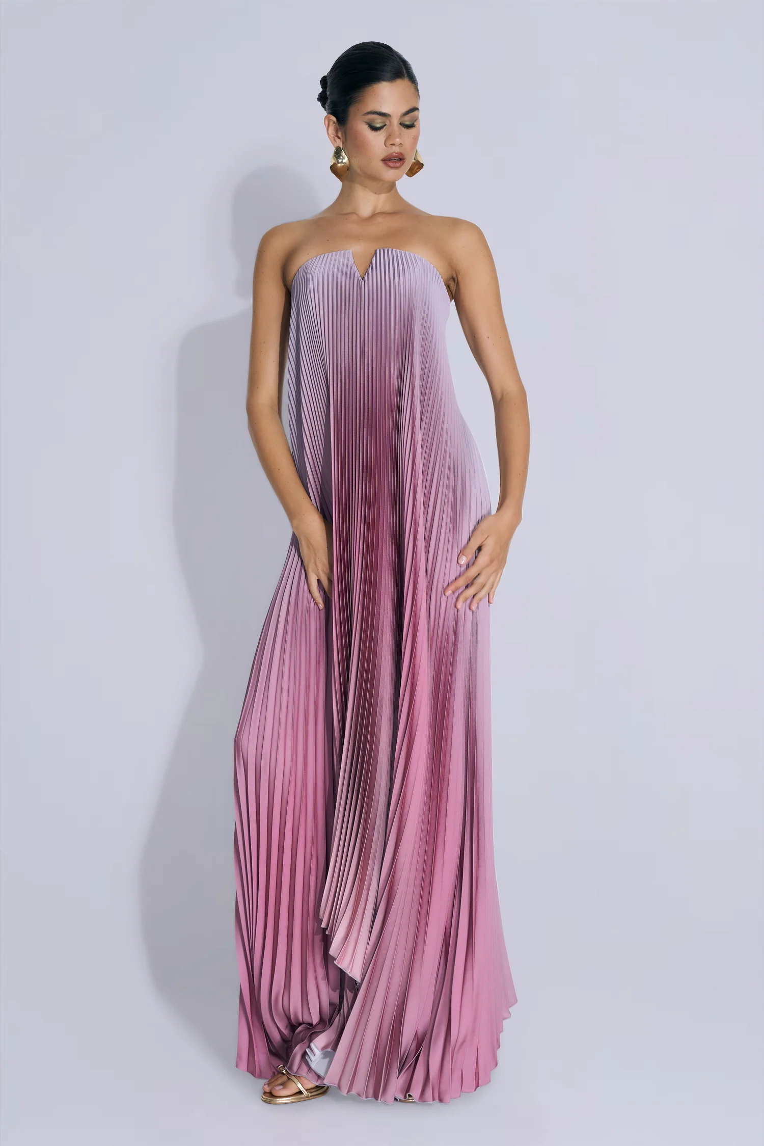 Black Tie Gown - Mauve Ombre - Image 3