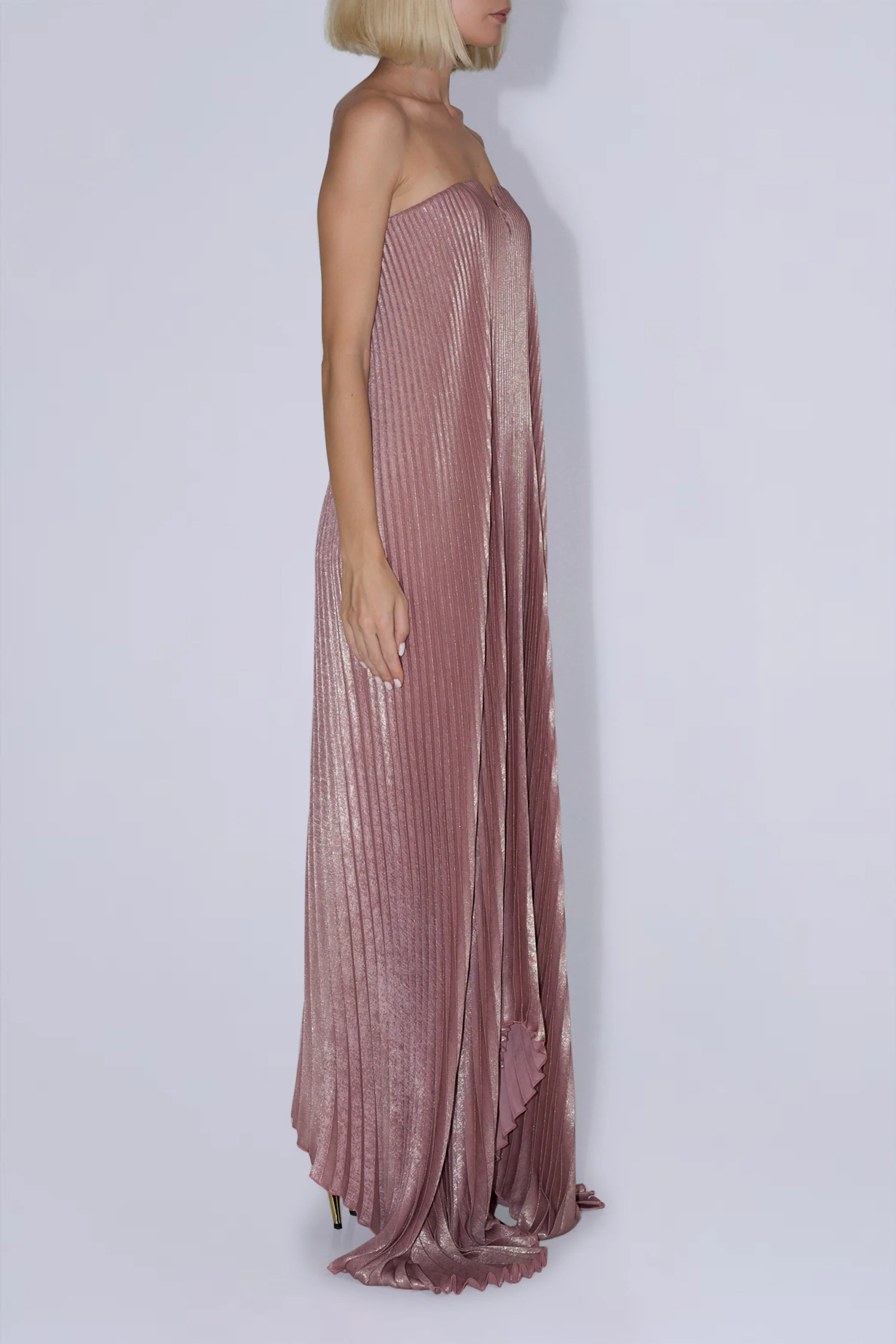 Black Tie Gown - Rose Quartz Shimmer - Image 2
