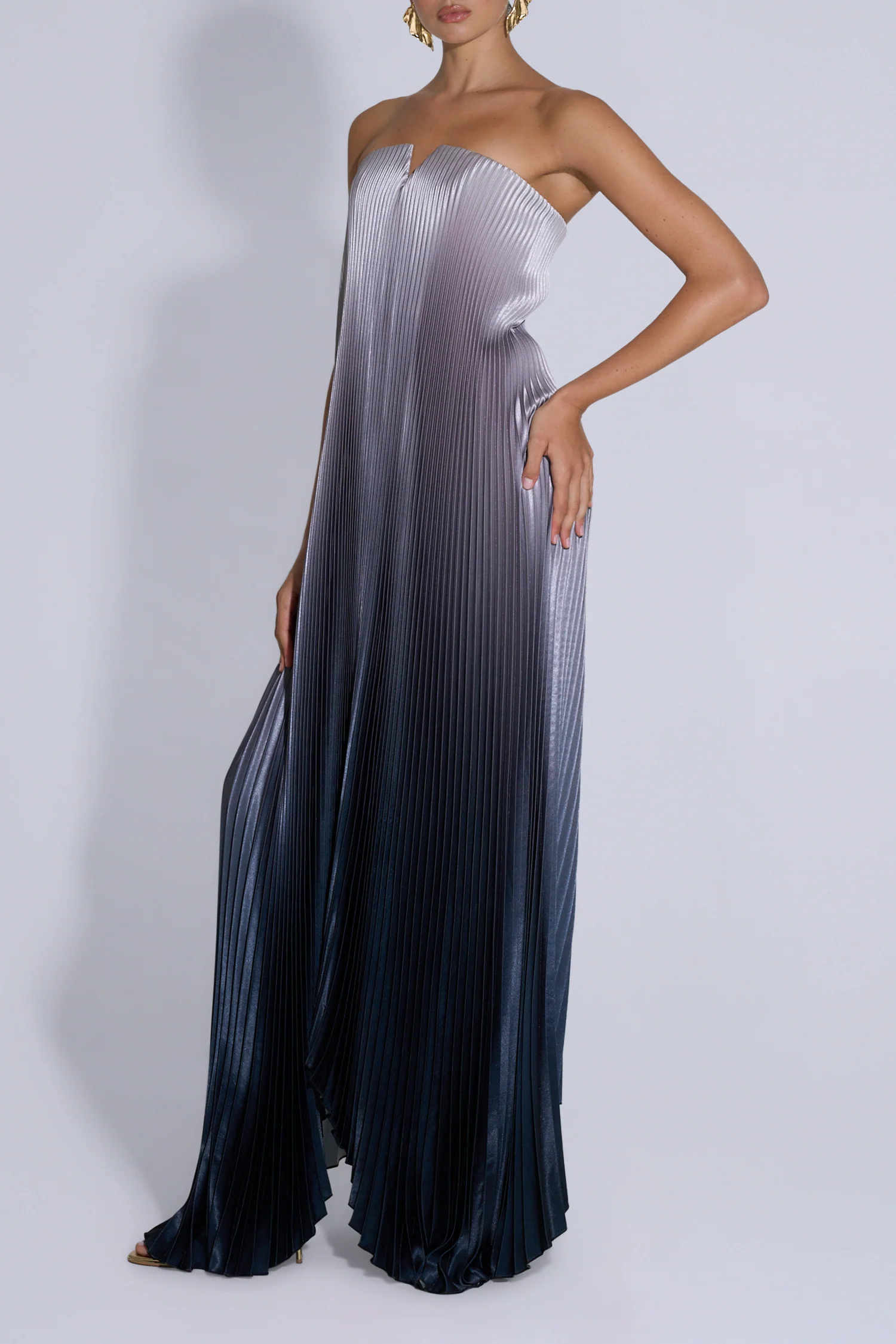 Black Tie Gown - Smoke Ombre - Image 2