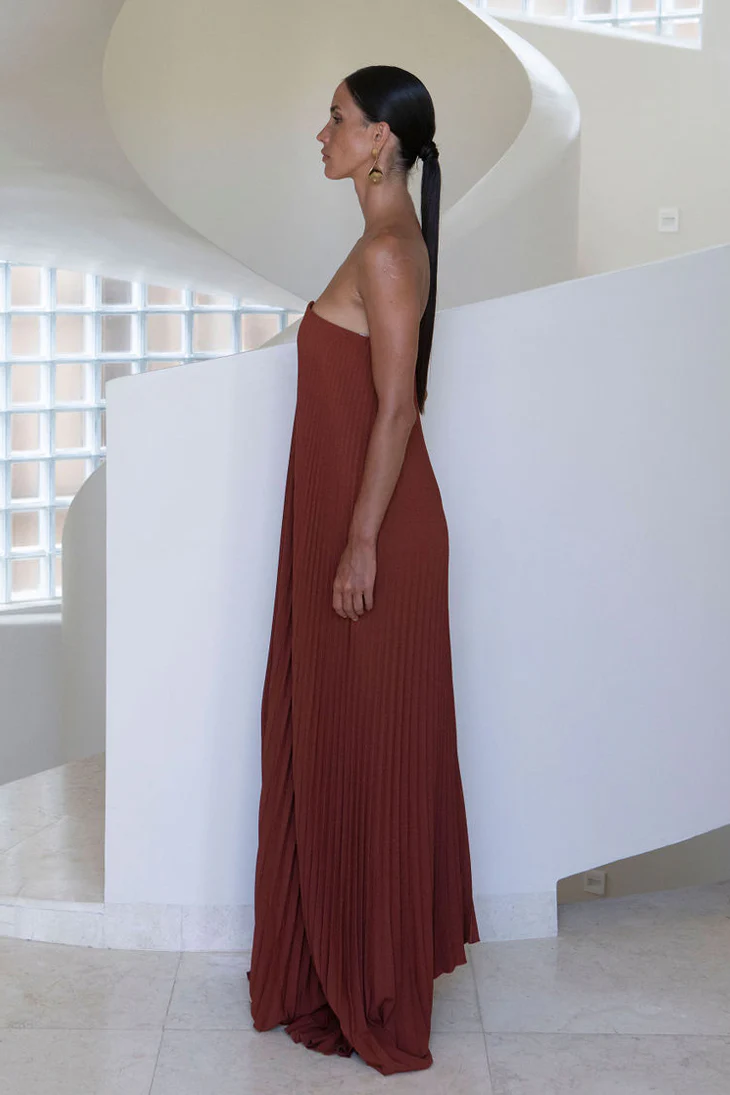 Black Tie Gown - Terracotta - Image 2