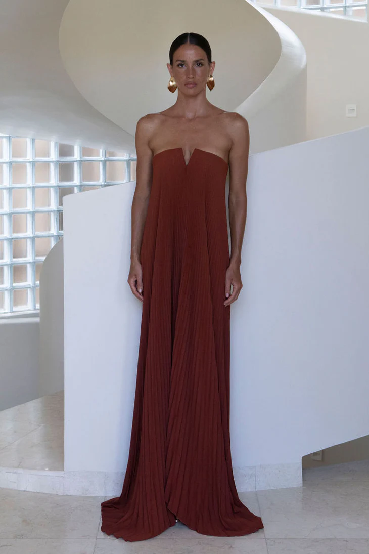 Black Tie Gown - Terracotta - Image 3