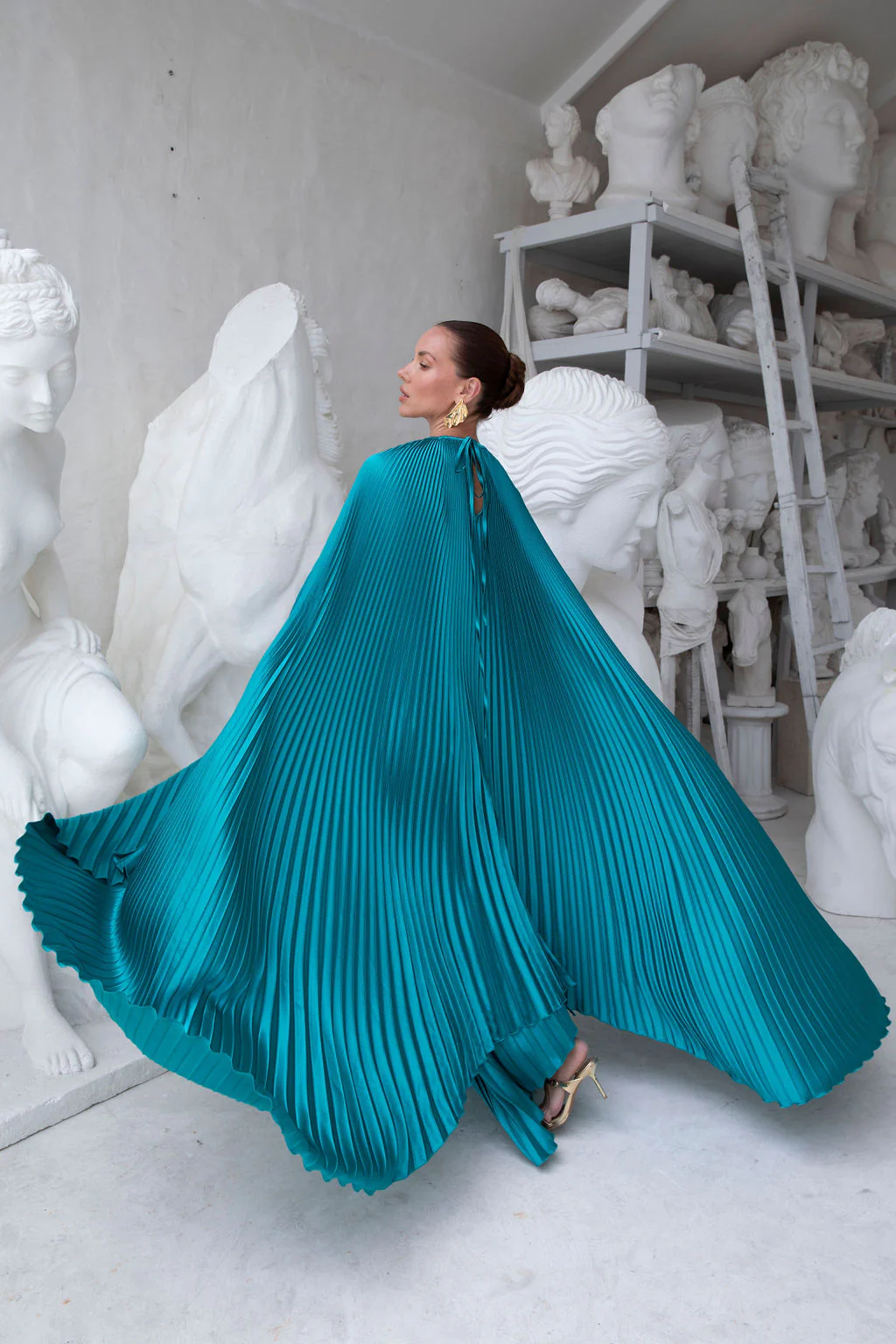 Boheme Cape Gown - Jewel - Image 4