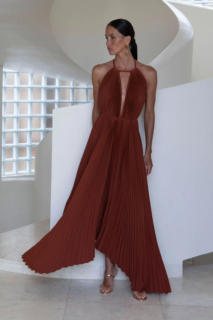 Boheme Gown - Terracotta