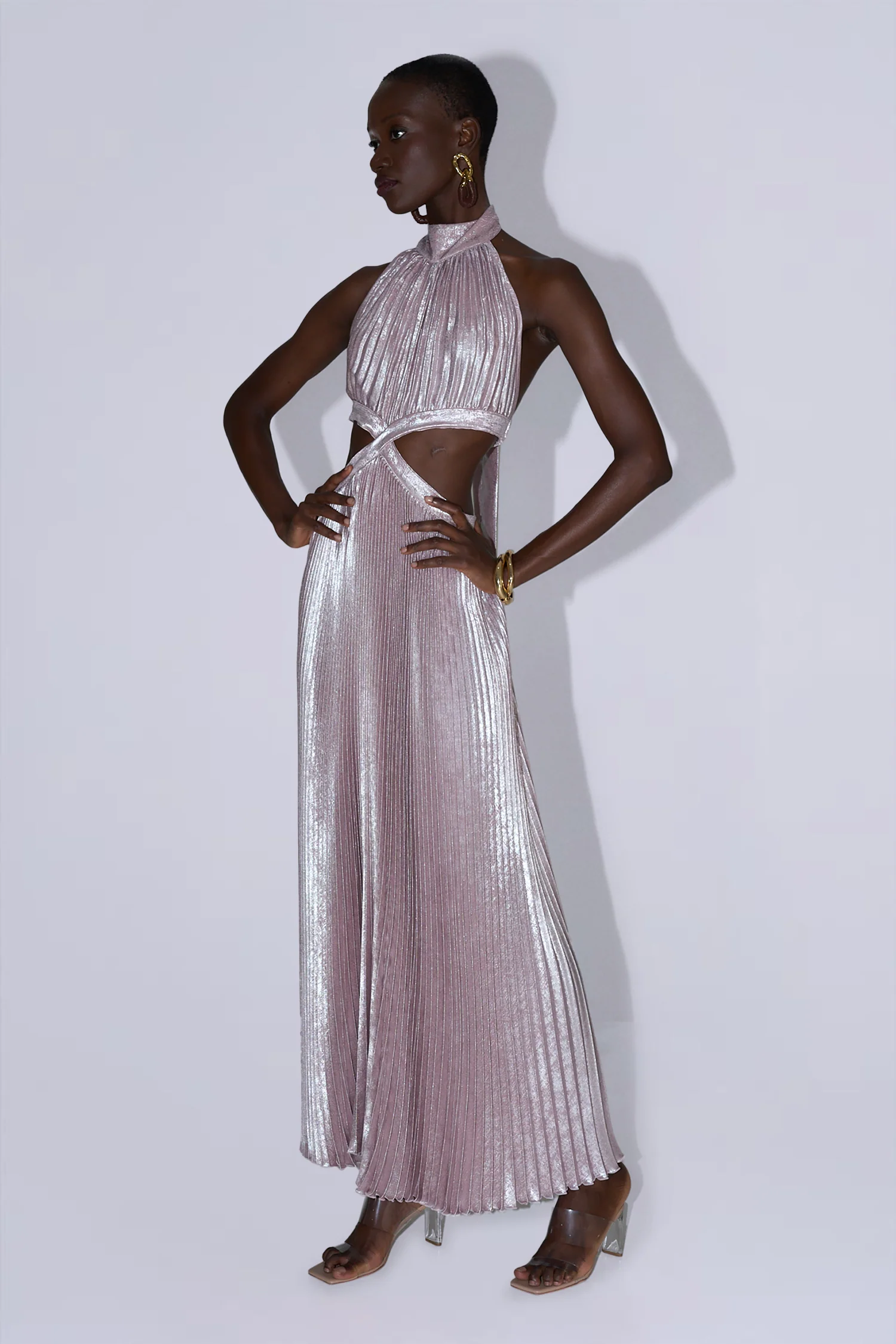 Cleopatra Gown - Dusty Shimmer