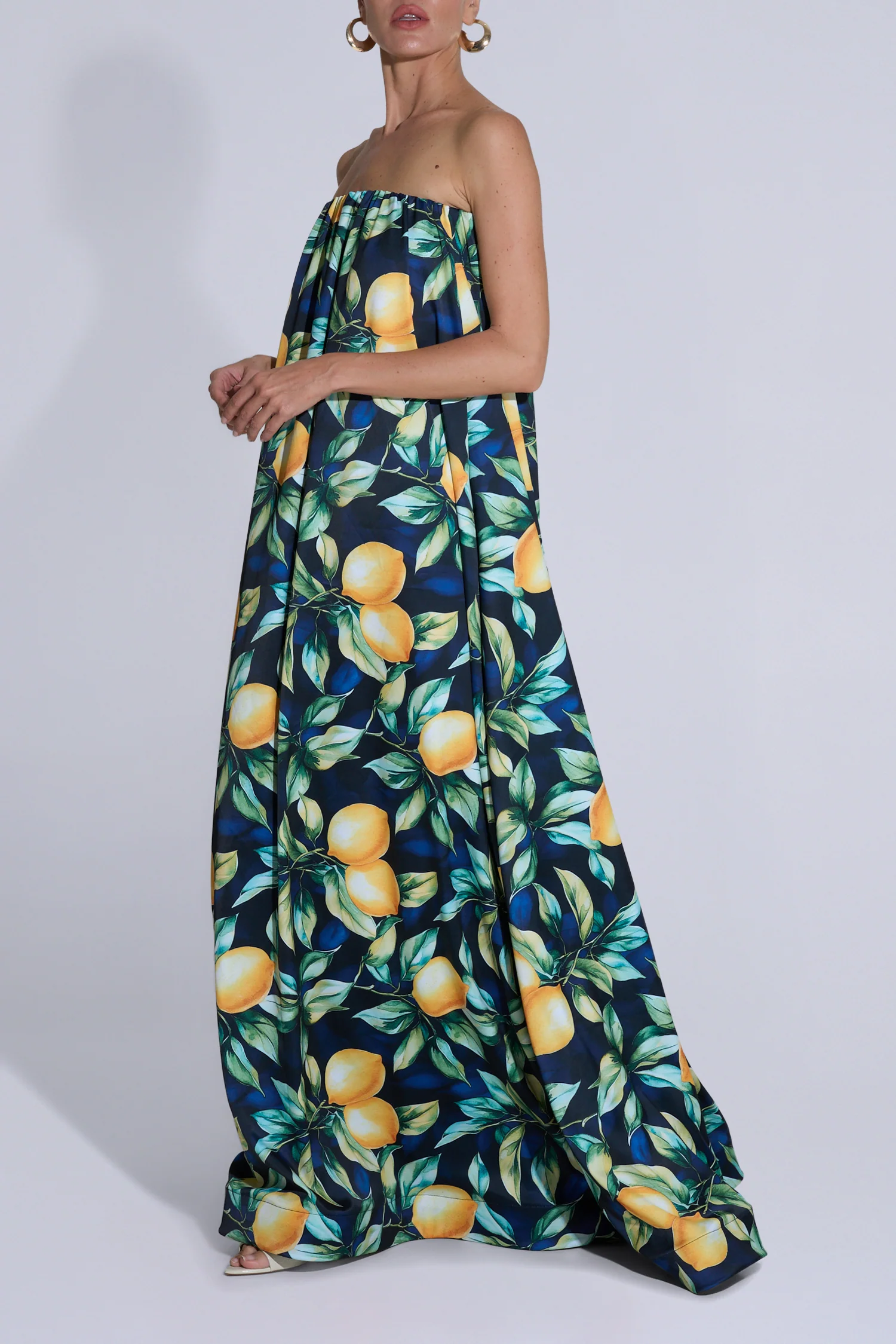 Costiera Dress - Navy Limone - Image 3