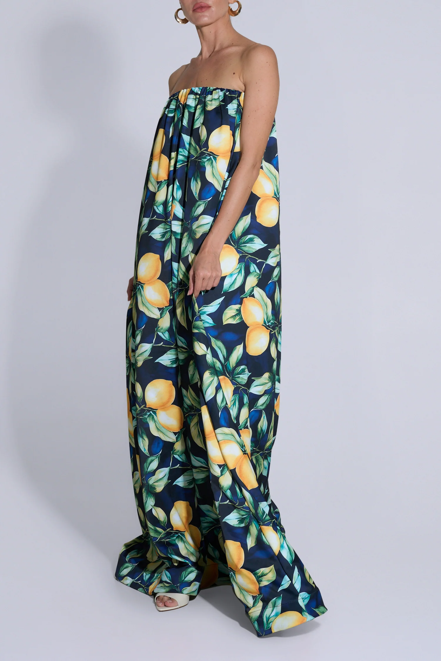 Costiera Dress - Navy Limone - Image 4