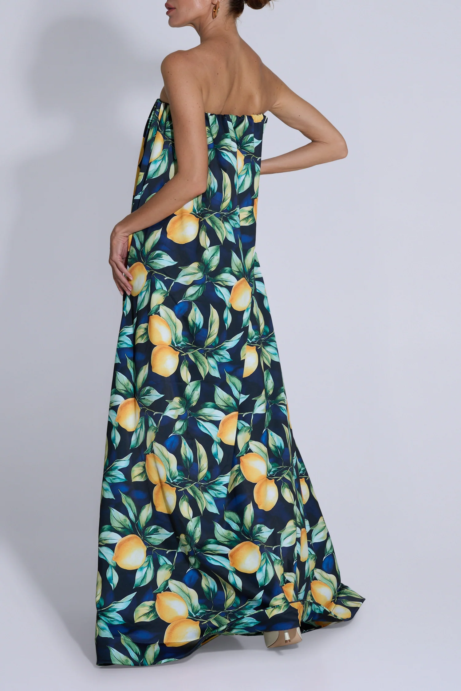 Costiera Dress - Navy Limone - Image 5