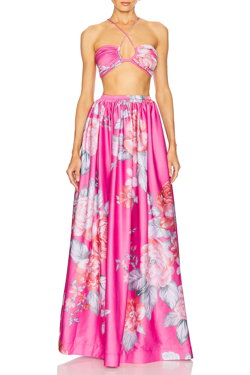 Costiera Skirt - Botanical
