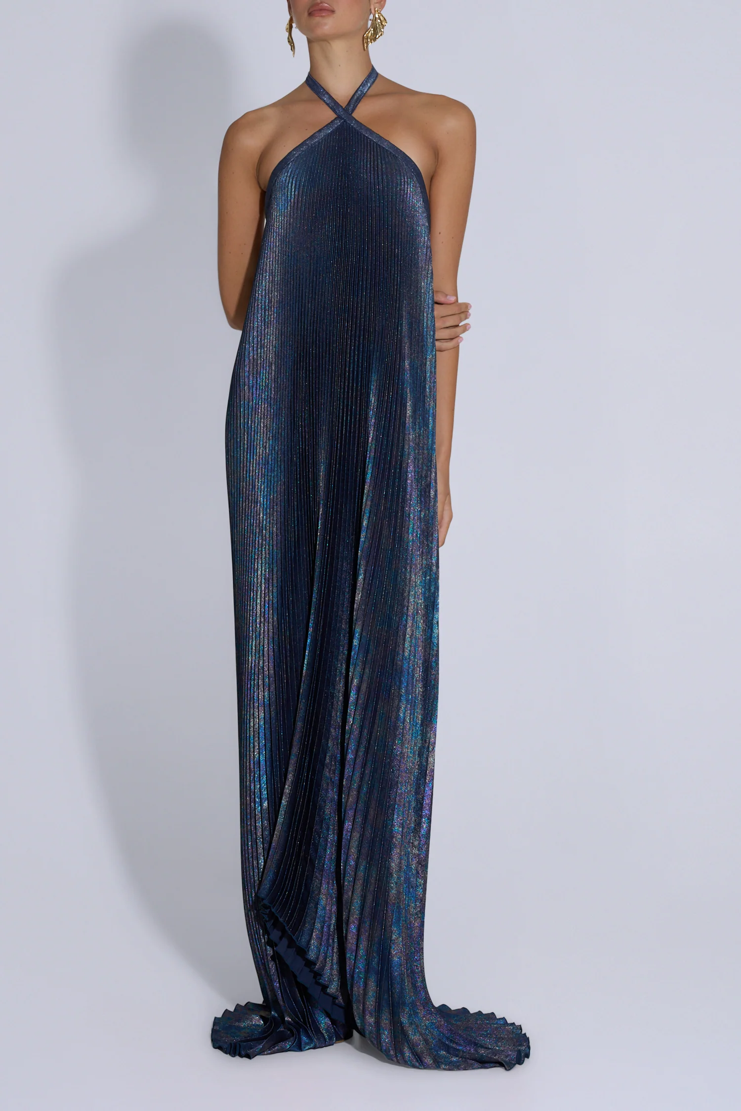 Deesse Gown - Navy Galaxy