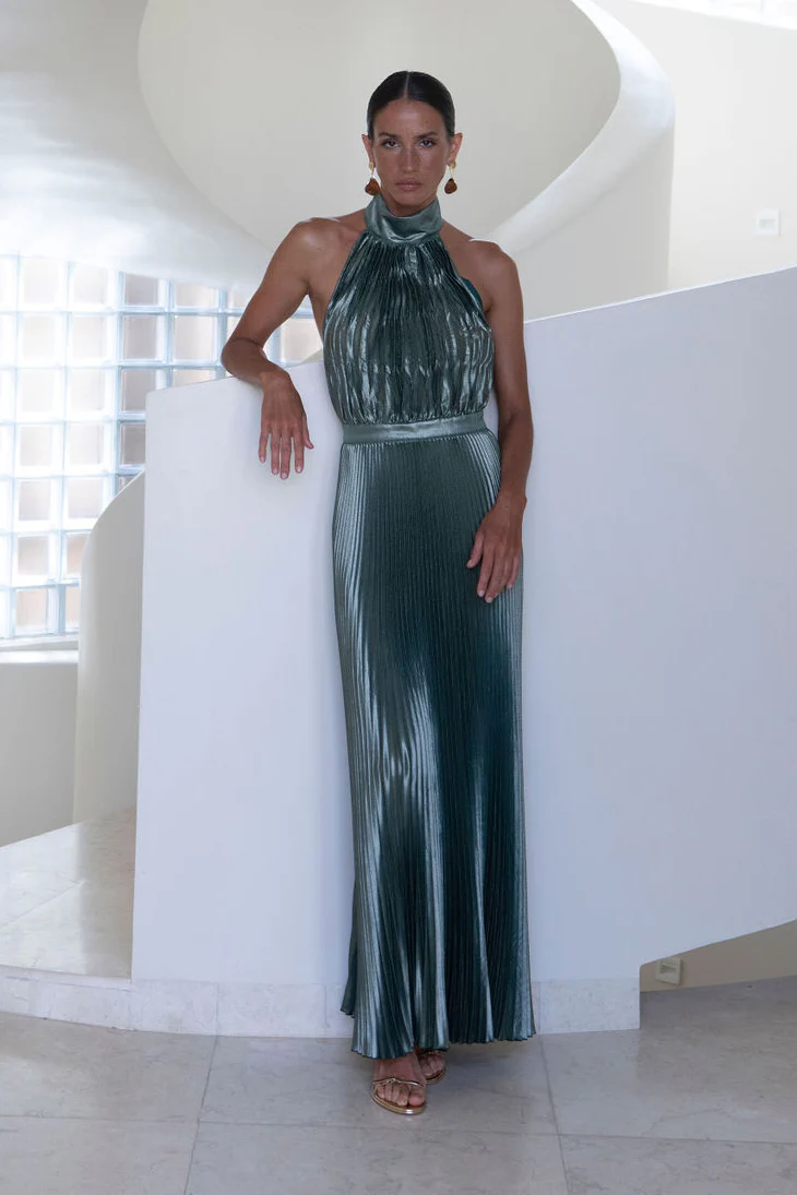 Eden Dress - Oil Shine