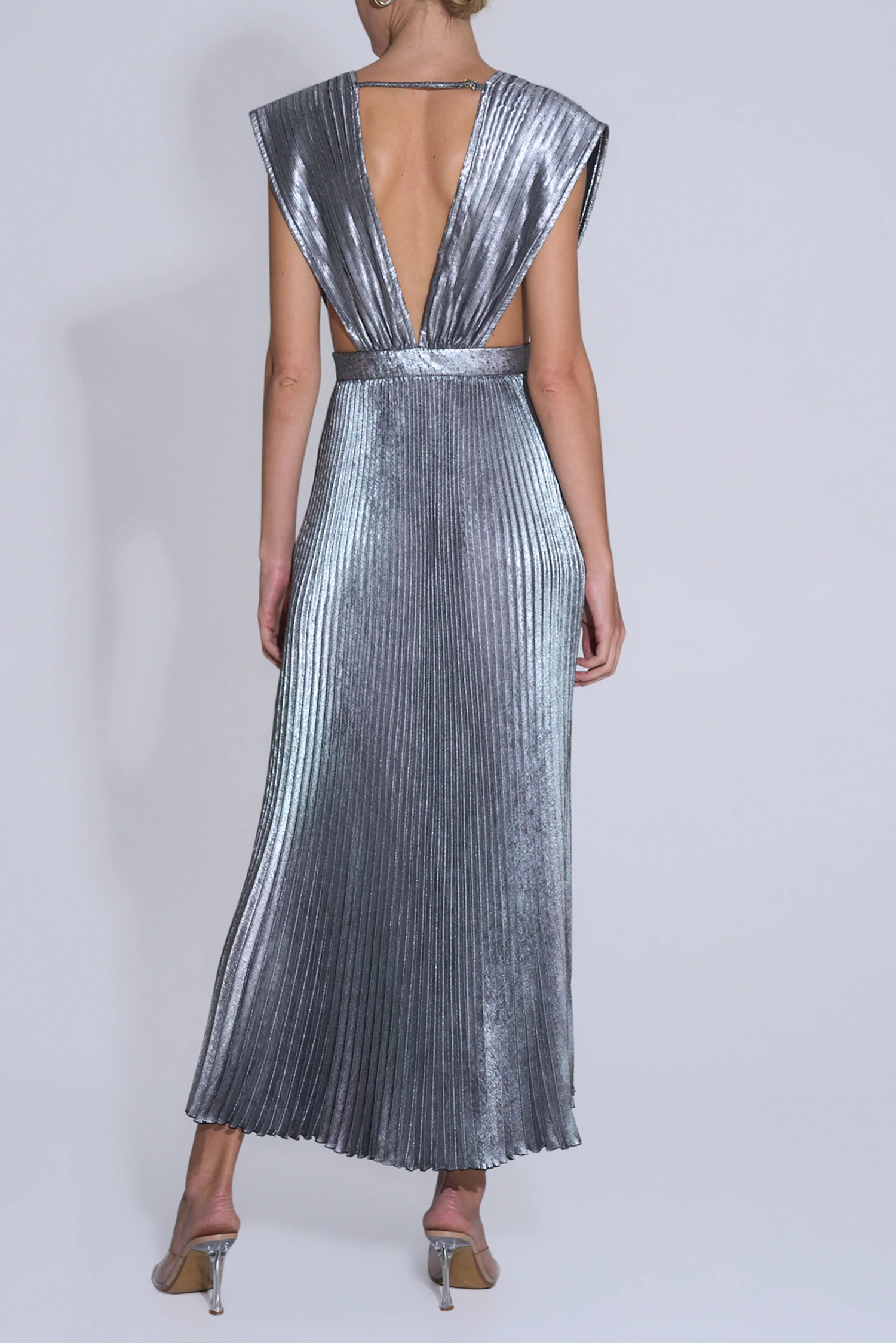 Gala Gown - Gunmetal Shimmer - Image 4