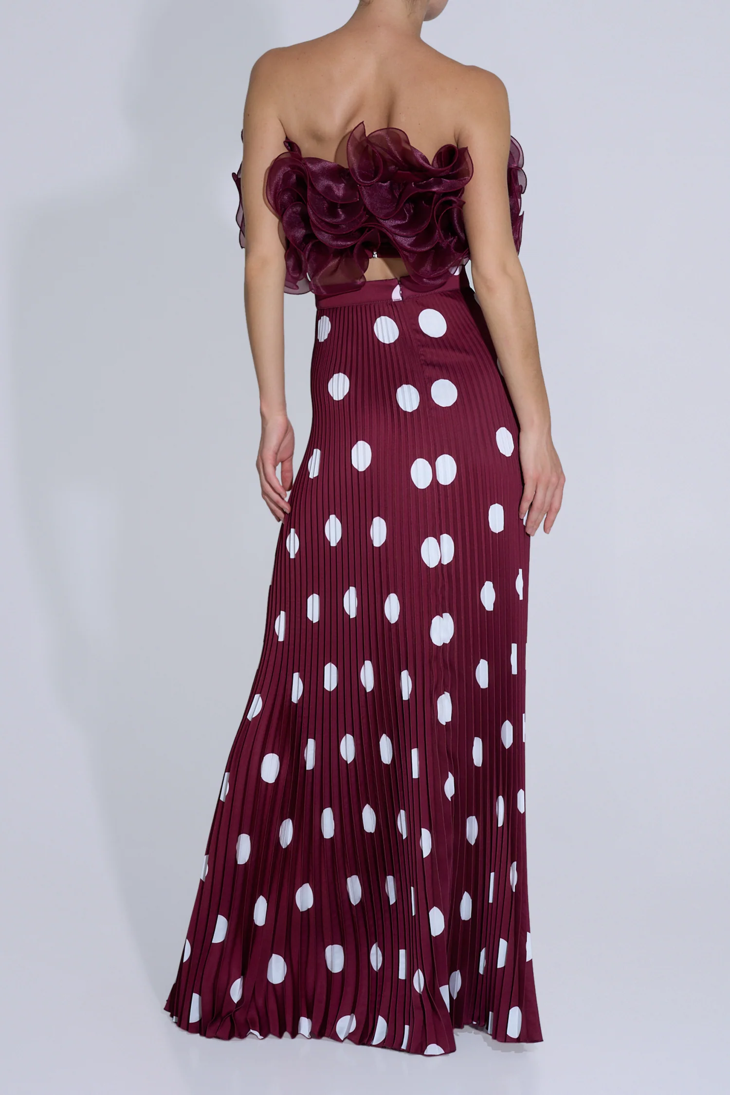 Gala Skirt - Polka Wine - Image 4