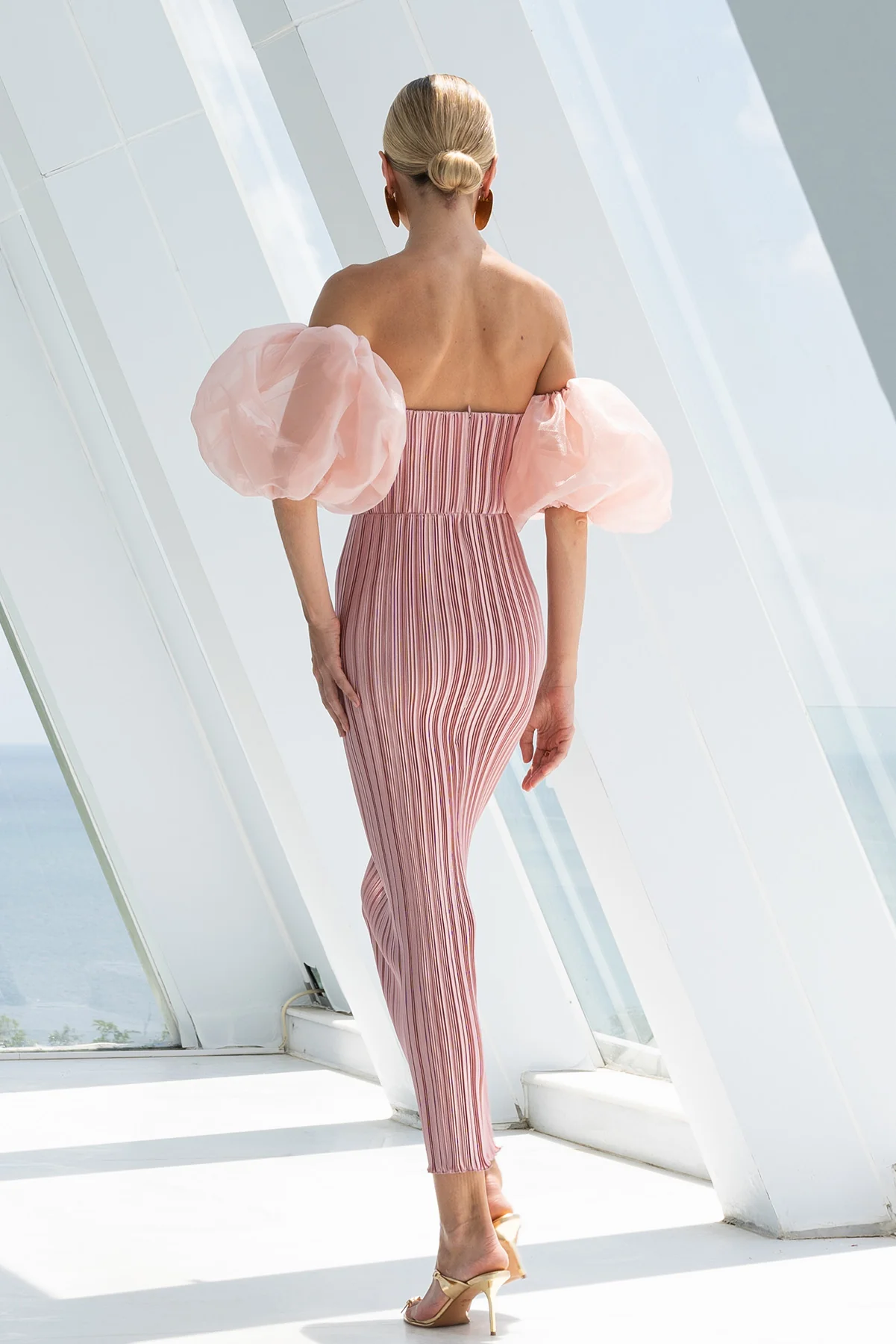 Gatsby Organza Dress - Parfait - Image 3