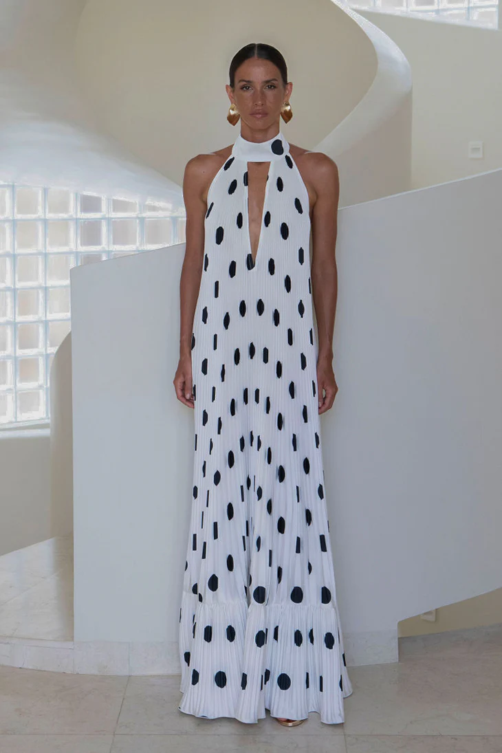 Libertie Gown - Polka Blanc - Image 3
