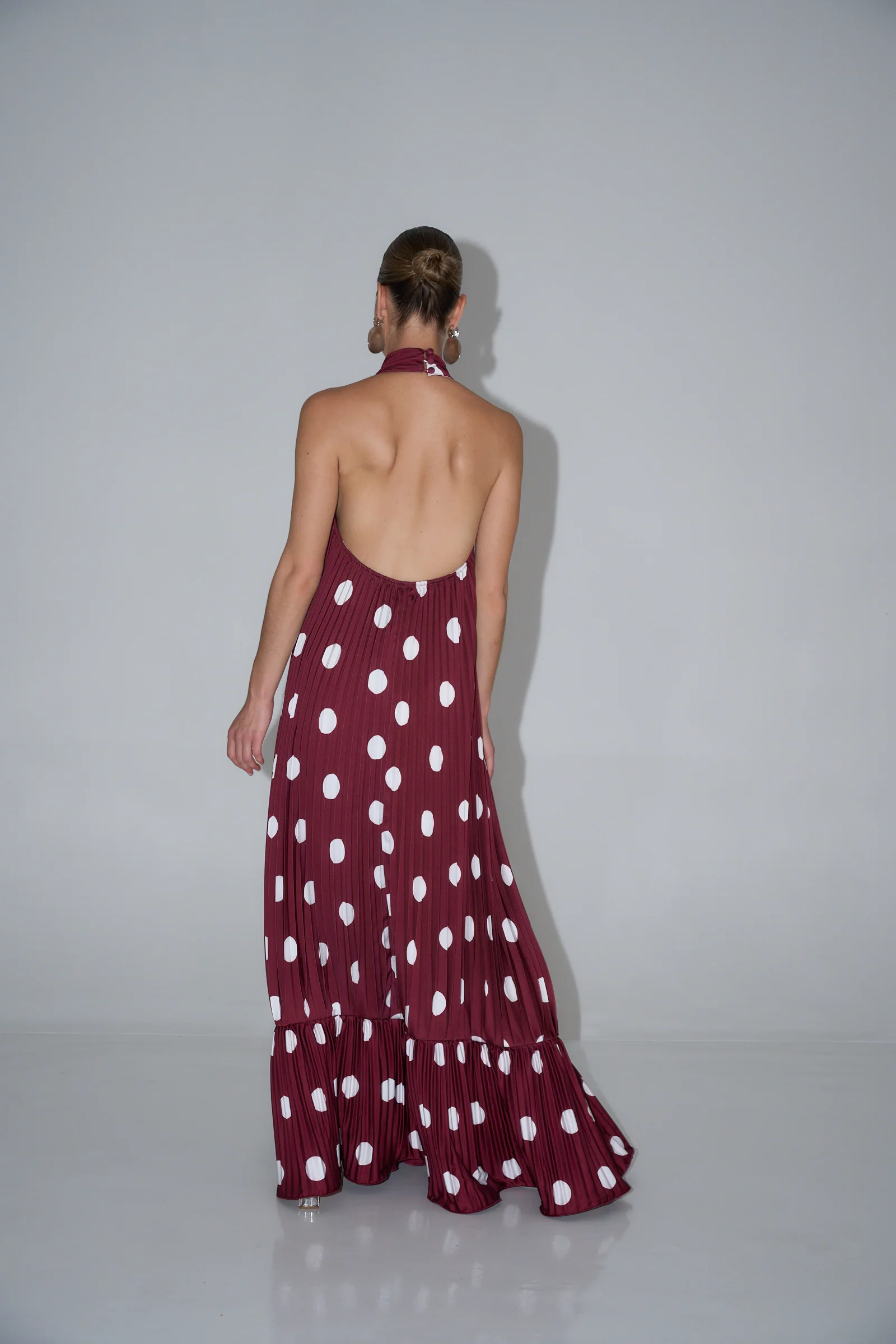 Libertie Gown - Polka Wine - Image 4