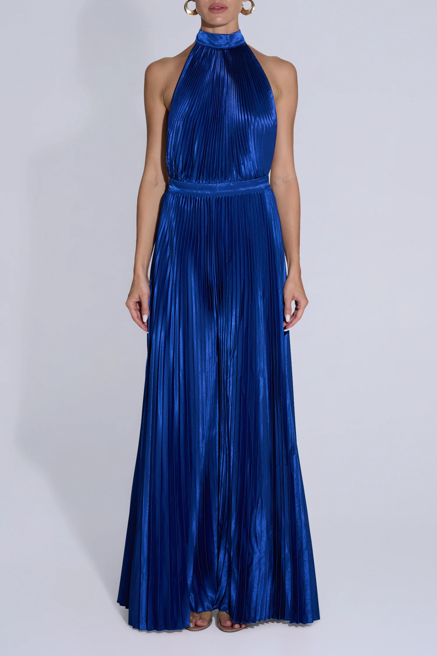 Low Back Cinema Jumpsuit - Regal Blue - Image 4