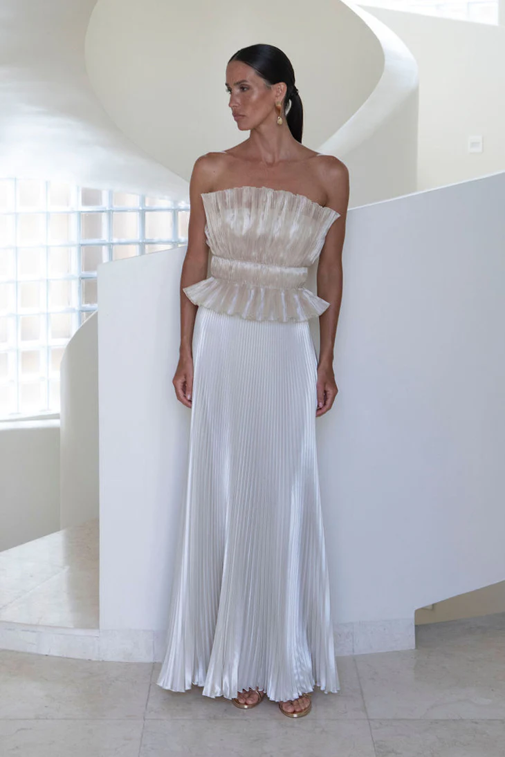 Masquerade Gown - Champagne - Image 3