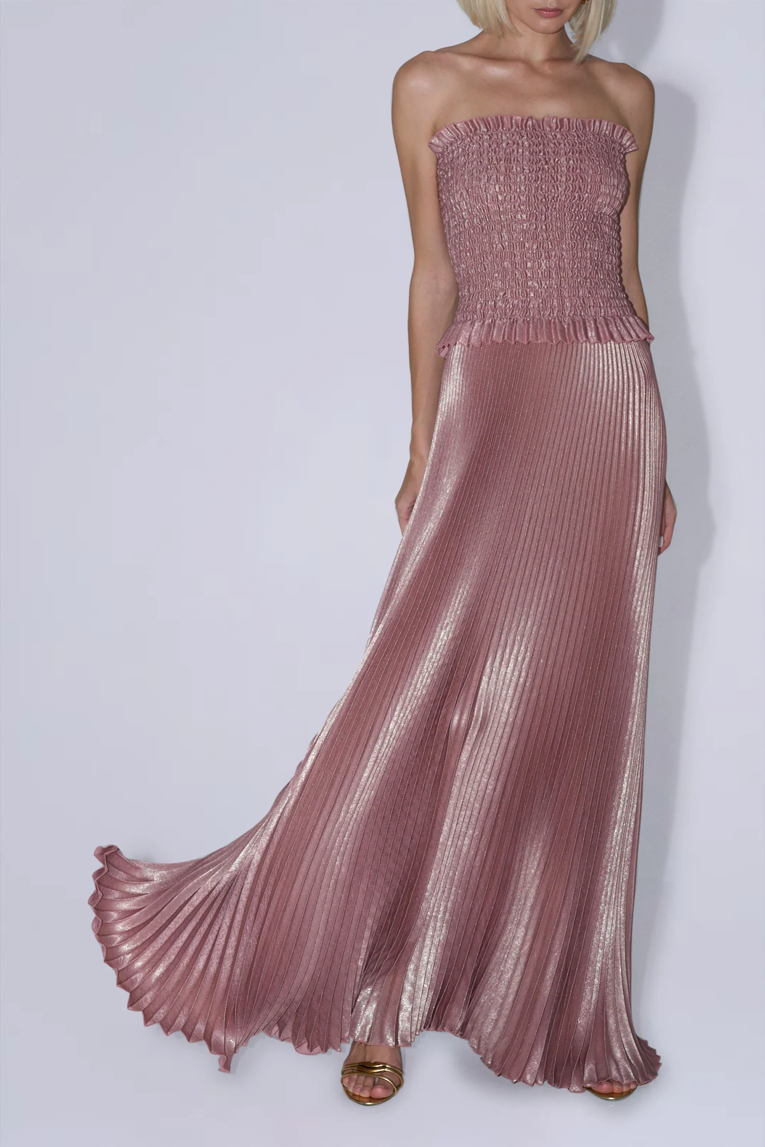 Maya Gown - Rose Quartz Shimmer - Image 3
