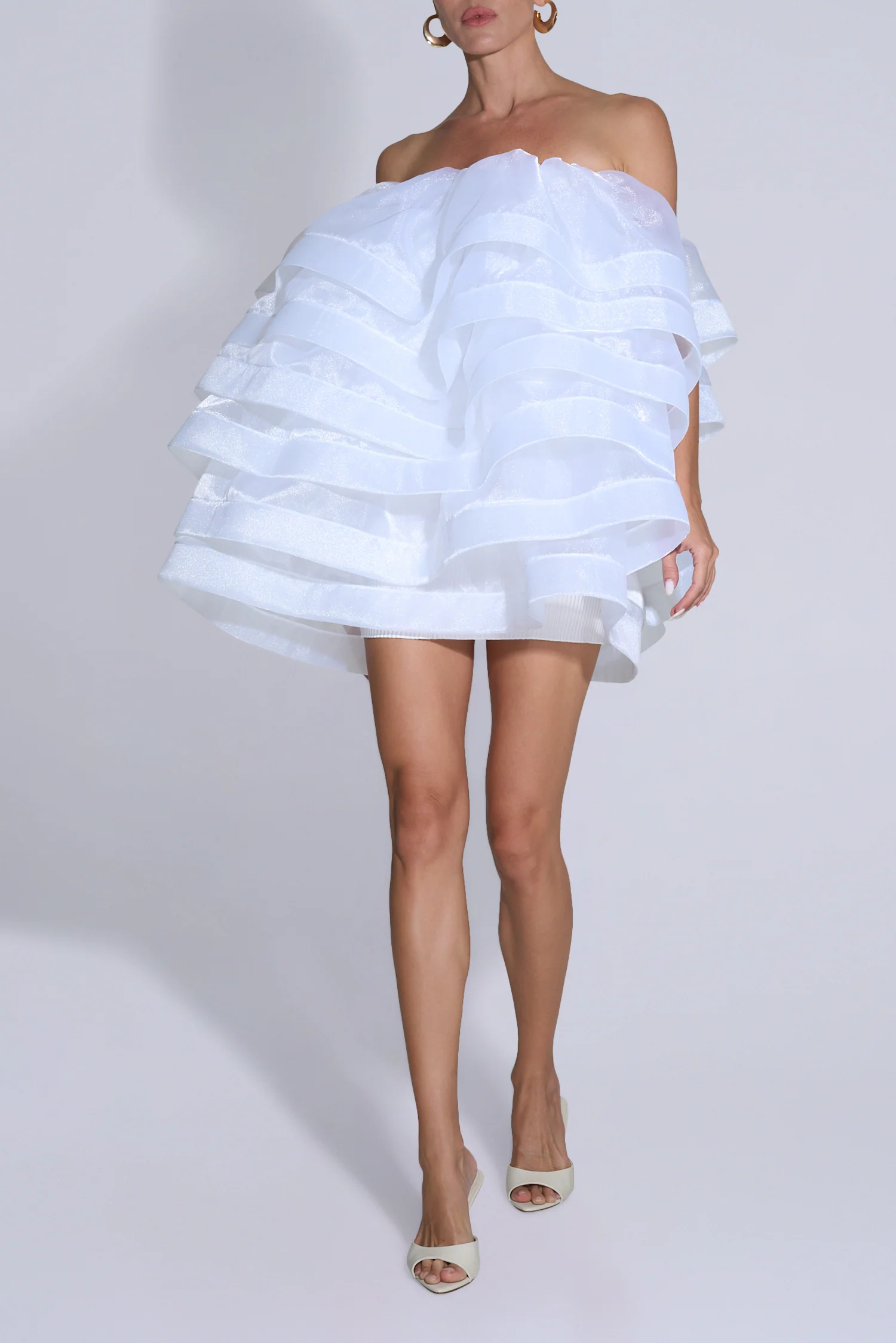 Mayfair Mini - Ivory Organza