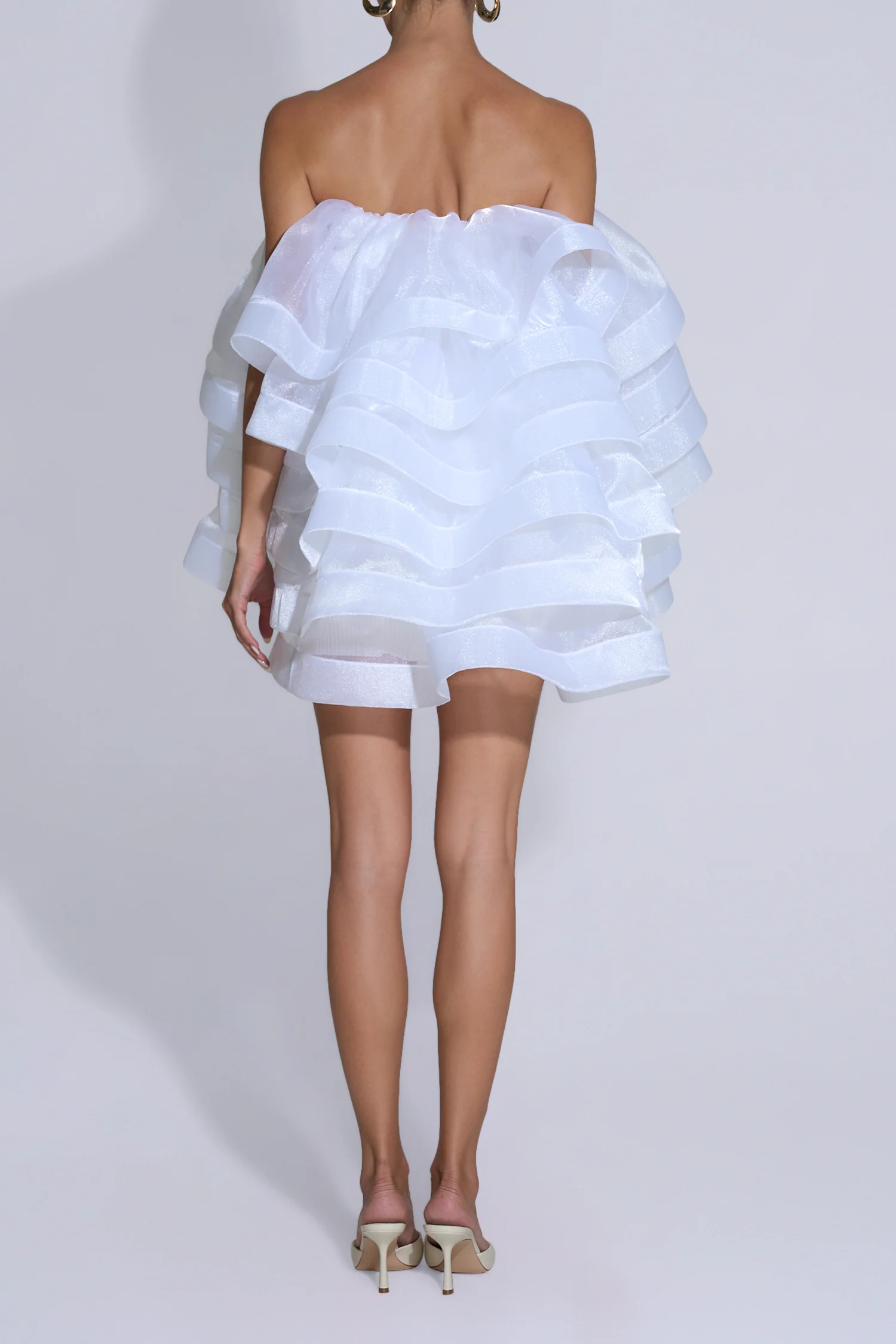 Mayfair Mini - Ivory Organza - Image 4