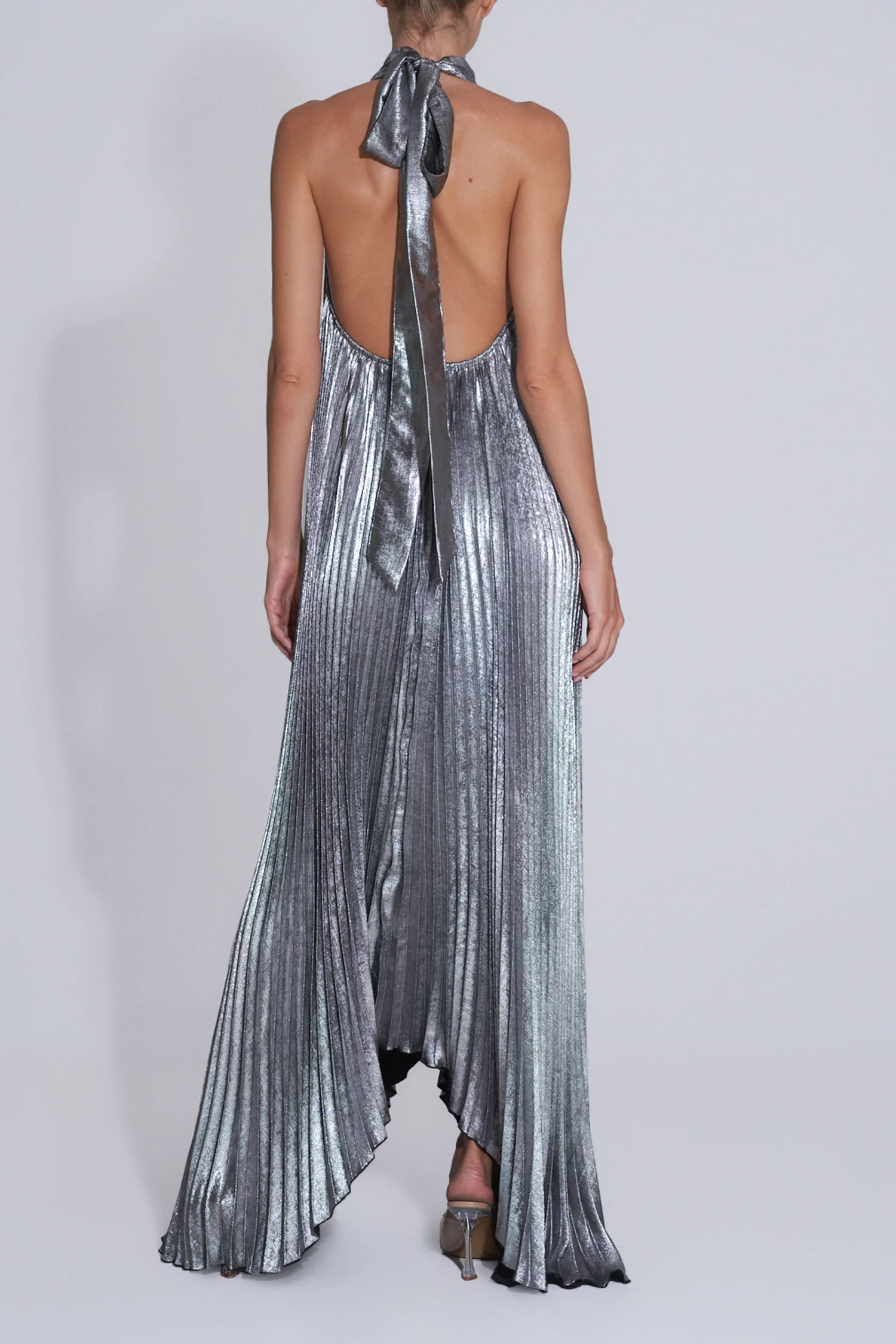 Opera Gown - Gunmetal Shimmer - Image 4