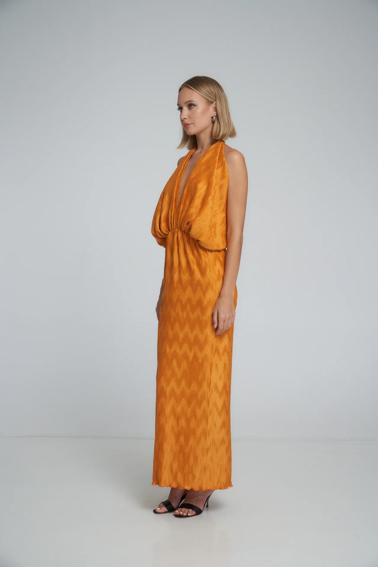 Riviera Sleeveless Gown - Amber - Image 4