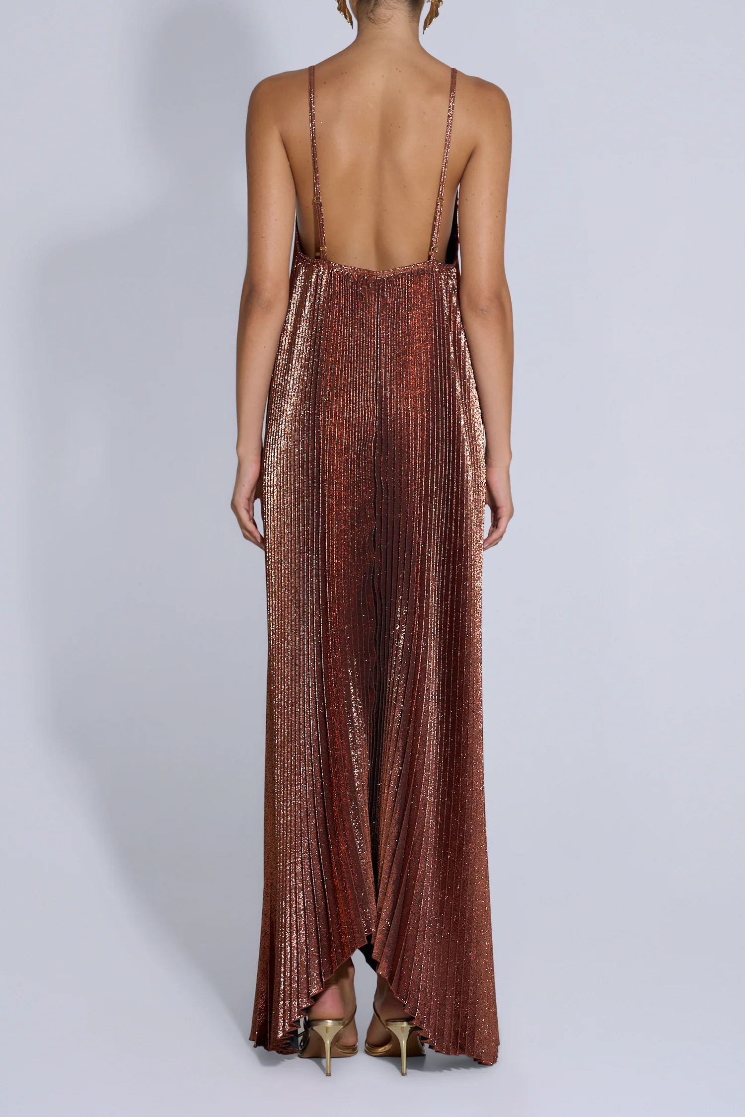 The Muse Gown - Bronze Glitter - Image 2