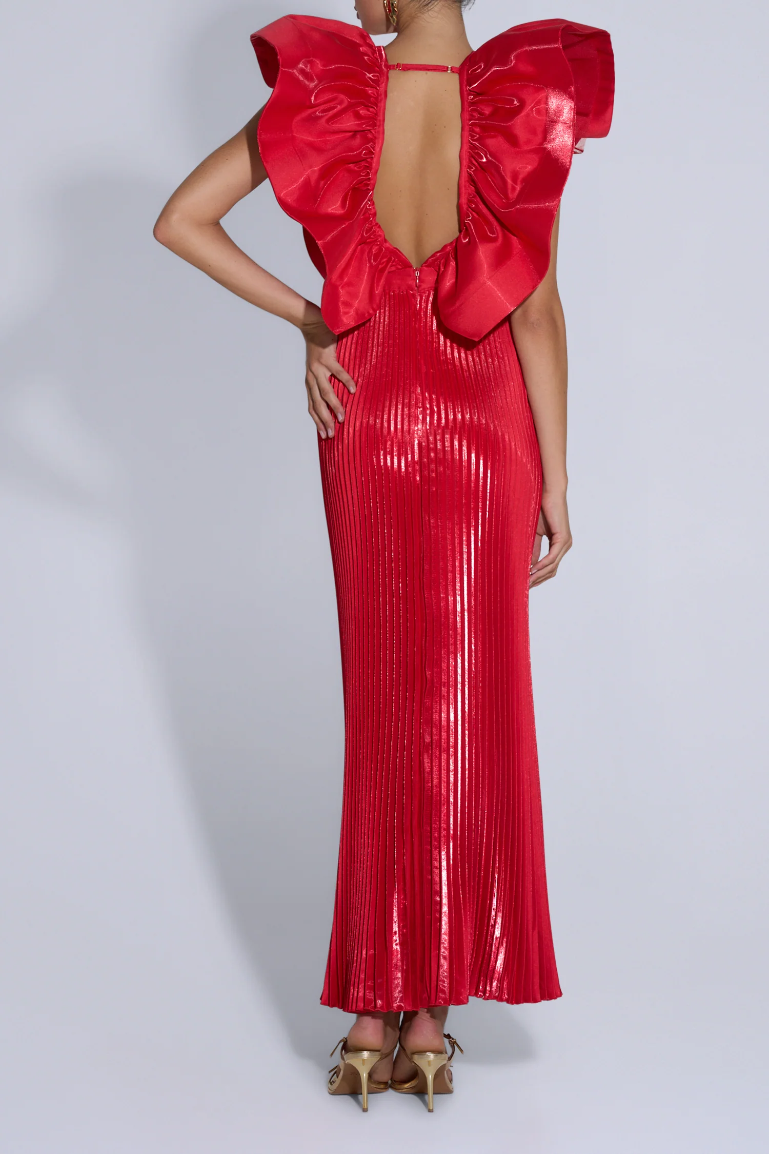 Ventoux Gown - Scarlet Gloss - Image 4