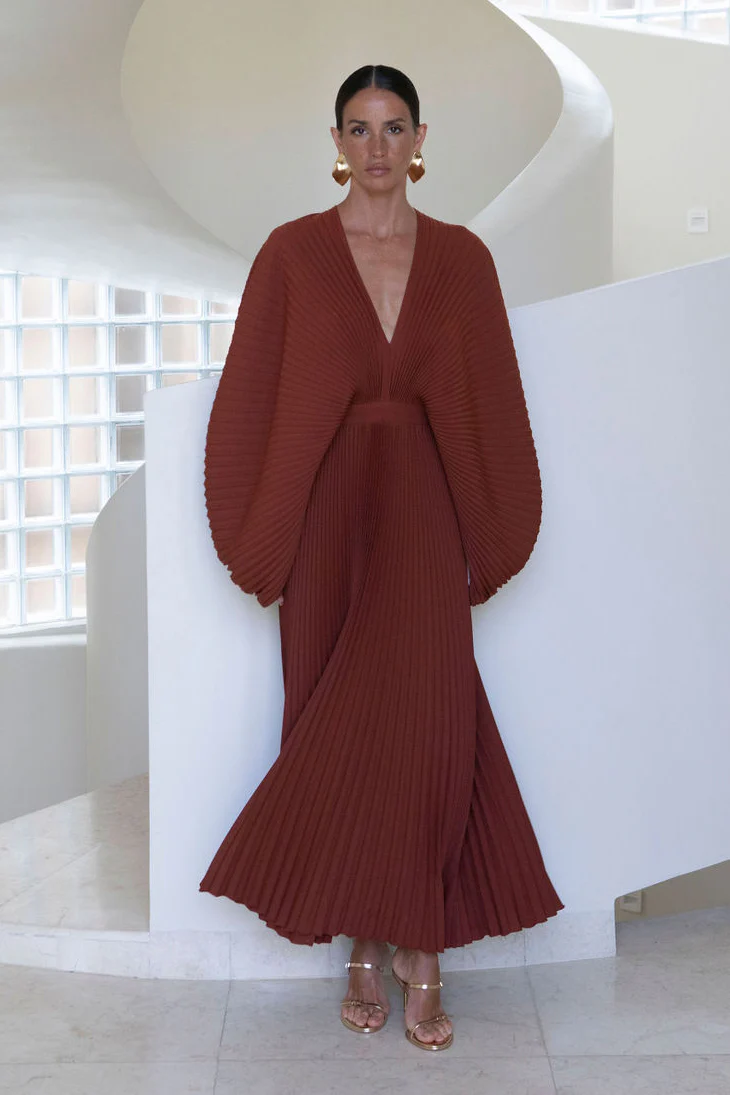Versailles Gown - Terracotta - Image 3