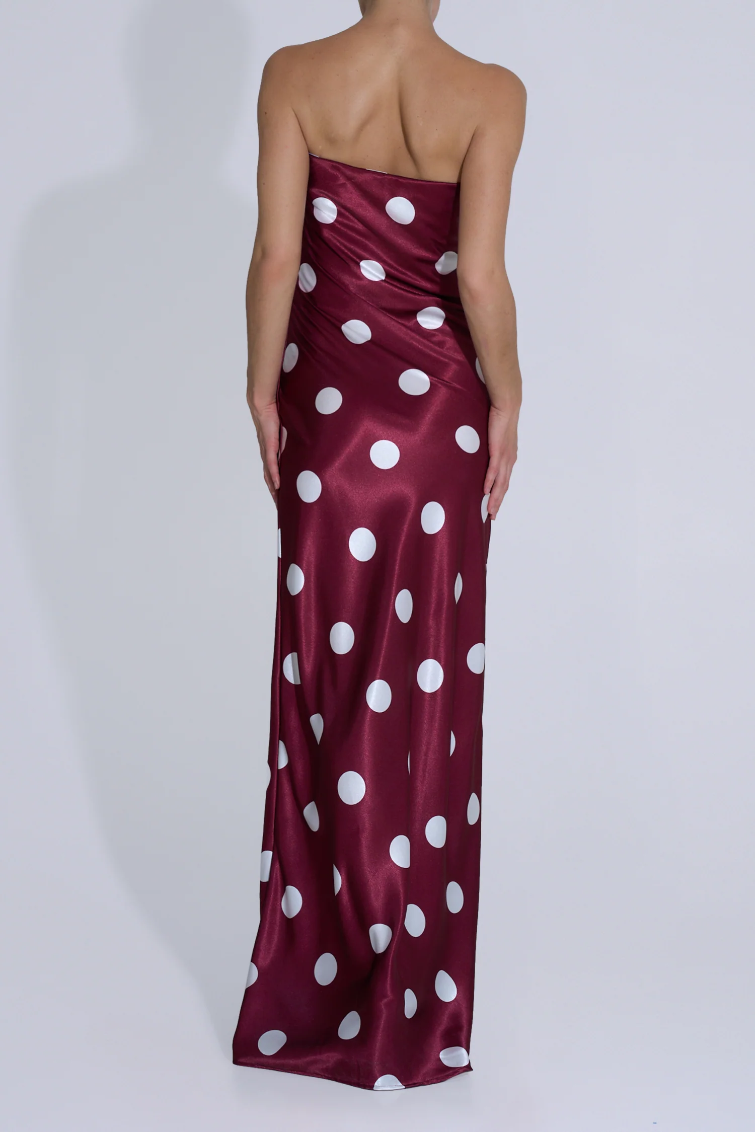 York Dress - Polka Wine - Image 4